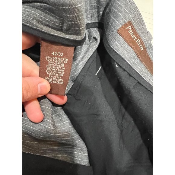 Perry Ellis Pinstripe Mens‎ Pants - Size 40 - Picture 5 of 5